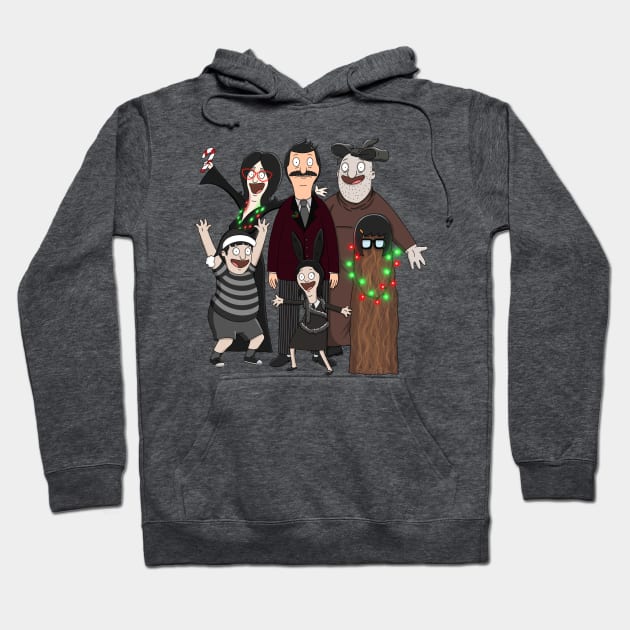 Christmas Burgers Addams Family Hoodie by Tommymull Art 